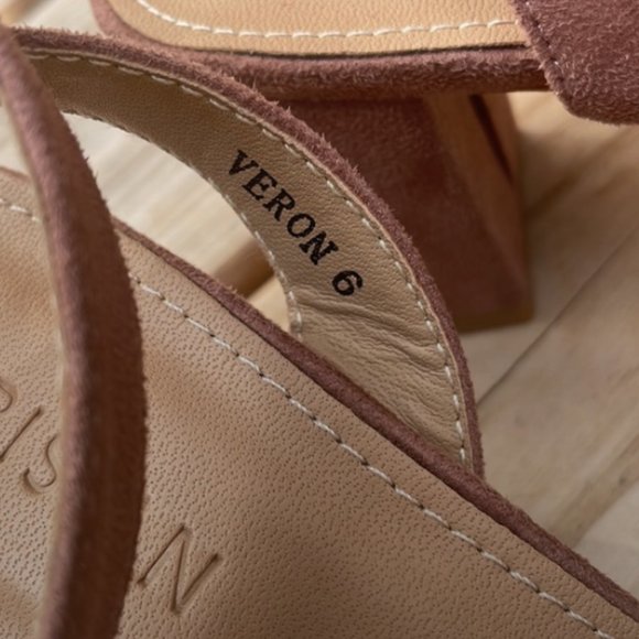 NEW- Parisian "Veron" Light Pink Fluffy Heels/Sandals Size 6 - Picture 8 of 15